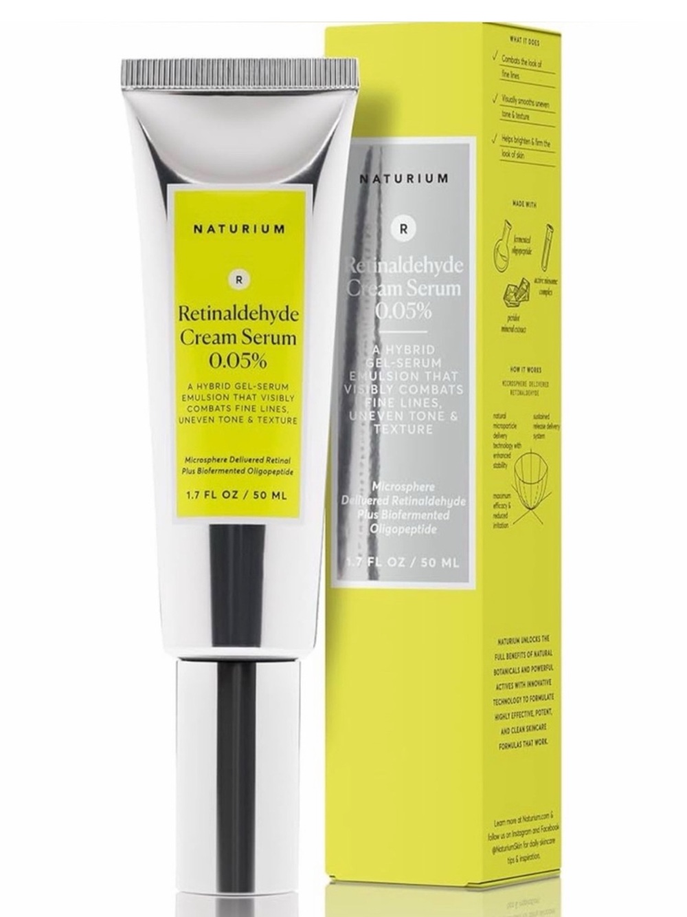 Naturium Retinaldehyde Cream Serum 0.05% - 50ml NIB